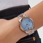 Amazing Quartz Blue Dial Ladies Watch