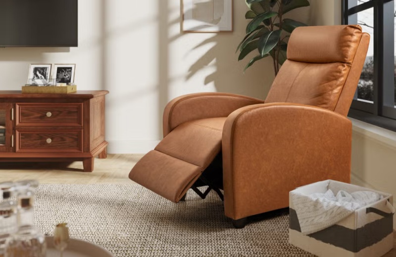 Best Features Of Small Sherpa Collar Button Recliner