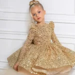 Buy Children’s Long-Sleeve Sequin Dress From An Online Store