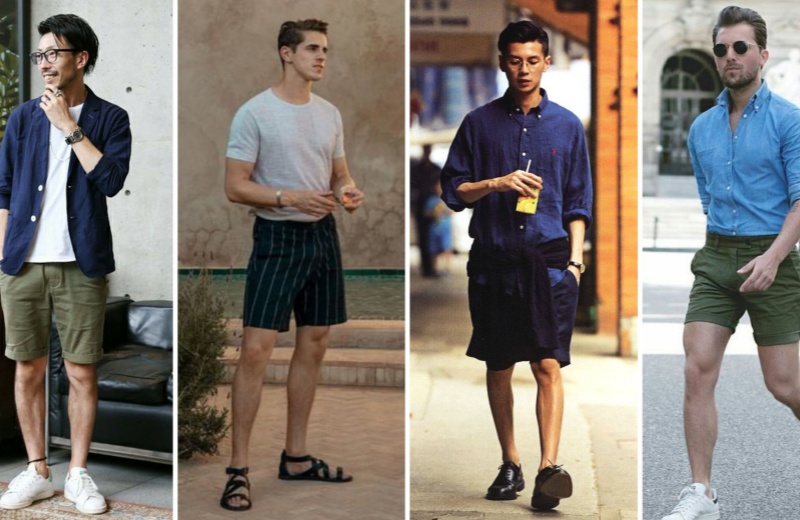 Comfortable Shorts Collocation For Men In Summer