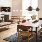 How To Arrange The Wood Dining Table And Chairs
