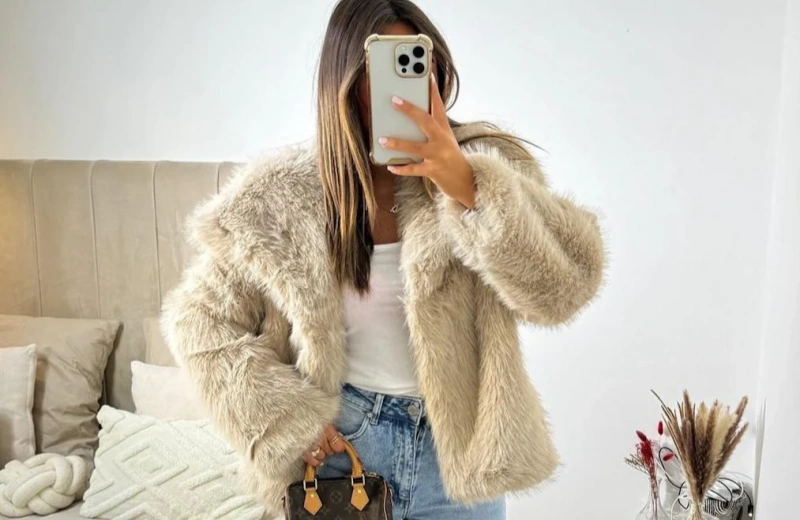 Keepin’ Me Warm Faux Fur Bomber
