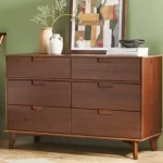 Something About Mid-Century Modern Solid Wood Three-Drawer
