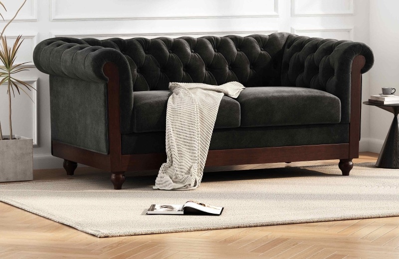 Something About Upholstered Loveseat Sofa
