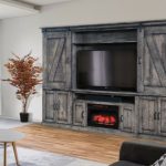 The Benefits Of Rustic Farmhouse Electric Fireplace TV Stand