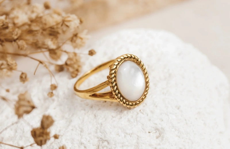 The Best Features Of Women’s Gold-plated Pearl Ring