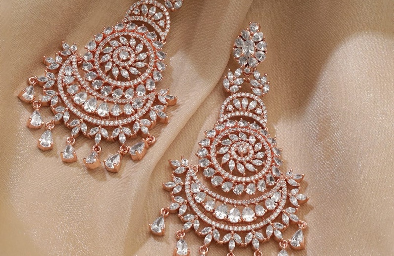 The Value Of Rose Gold Crystal Earrings