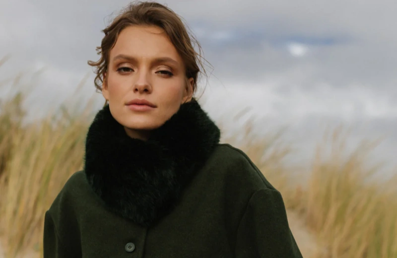 ﻿﻿Product Details Of The Faux Mink Collar Accessory